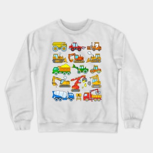 Construction Truck Crewneck Sweatshirt